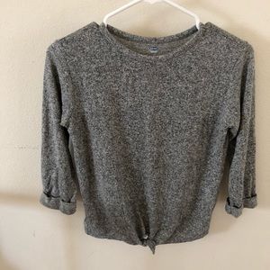 Kids old baby light weight sweater with tie